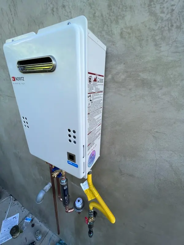 Tankless water heater installation for Salow Corners homes
